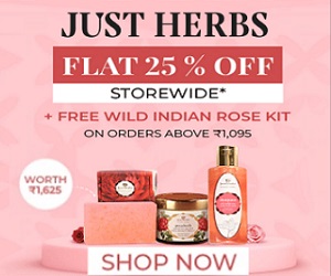 JustHerbs - Shop Herbal Products Online, Ayurvedic, Organic - Cosmetic Skincare and Beauty Products